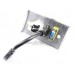 Placa Tapa Vga + HDMI 1.4 (4K+Ethernet+3D) pigtail+ Jack RJ45 Cat5e ponchable Aluminio